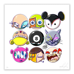 Sergio Farfan "Lucky 8" Fine Art Print Main Edition