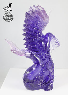 Candie Bolton "Purple Swirl" Resin Bake-Kujira - Silent Stage Gallery