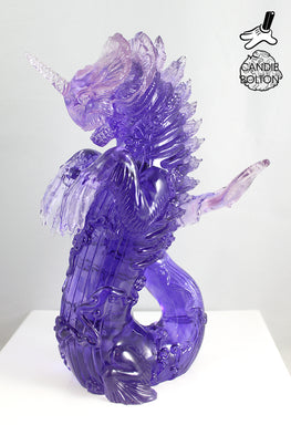 Candie Bolton "Purple Swirl" Resin Bake-Kujira - Silent Stage Gallery