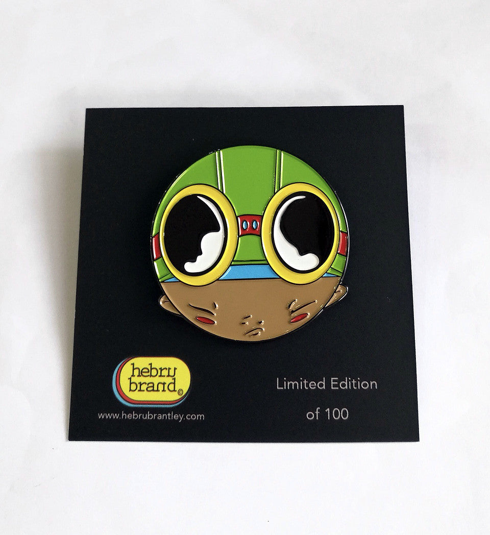 Hebru Brantley Flyboy Limited Edition Pin Hebru Brantley Flyboy Limited Edition Pin - Silent Stage Gallery