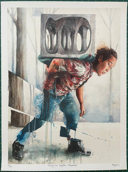 Fintan Magee "Moving The Forgotten Monument" Print