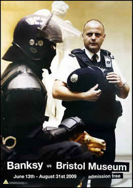 Banksy vs Bristol Museum Copper Poster Print 2009