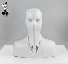 ABCNT - "ABCNT" Ivory White Resin Sculpture - Silent Stage Gallery