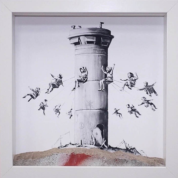 Banksy Boxset Print Walled Off Hotel Palestine Tower Banksy Boxset Print Walled Off Hotel Palestine Tower
