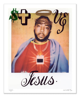 Stove God Cooks x 1000 Words "Stove Jesus" Fine Art Print