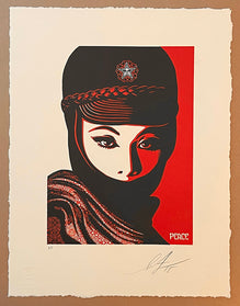 Shepard Fairey "MUJER FATALE" Obey Letterpress AP