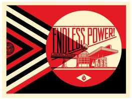 Shepard Fairey "Endless Power" Obey Print