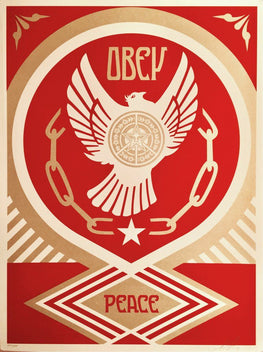 Shepard Fairey "Peace & Freedom Dove" Holiday 14' Obey Print