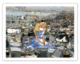 ABCNT "Alice in Wasteland" Artist Proof Hand Embellished Fine Art Print