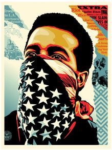 Shepard Fairey "American Rage" Obey Print