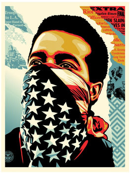 Shepard Fairey "American Rage" Obey Print