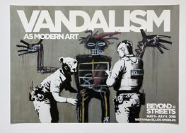 Banksy Vandalism Beyond the Streets LA Poster