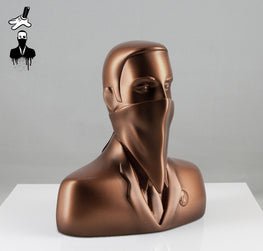 ABCNT - "ABCNT" Bronze Resin Sculpture - Silent Stage Gallery