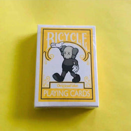 Kaws Original Fake Yellow Bicycle Playing Cards