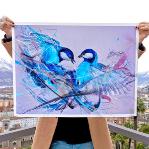 L7matrix "Hiems" PP Hand Embellished Fine Art Print
