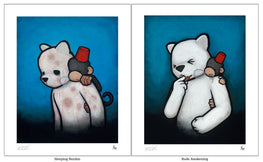 Luke Chueh "Monkey On My Back" Giclee Prints (SET) - Silent Stage Gallery