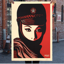 Shepard Fairey "Mujer Fatale" Obey Large Format Print