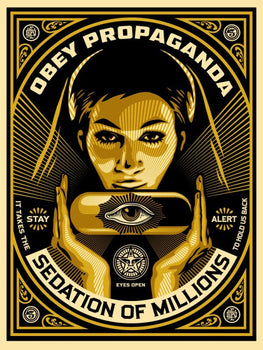 Shepard Fairey "Sedation Pill" Obey Print