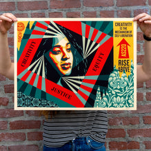 Shepard Fairey "Creativity, Equity, Justice" Obey Print