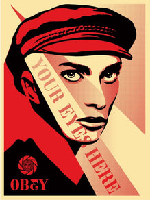 Shepard Fairey "Your Eyes Here" Obey Print AP
