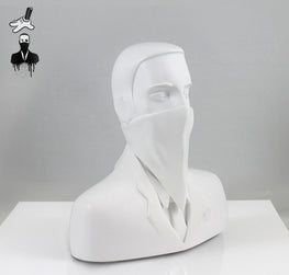 ABCNT - "ABCNT" Ivory White Resin Sculpture - Silent Stage Gallery