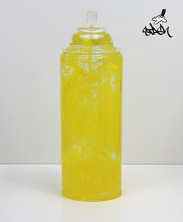 Stash - "Mellow Yellow" Resin Spray Can Sculpture